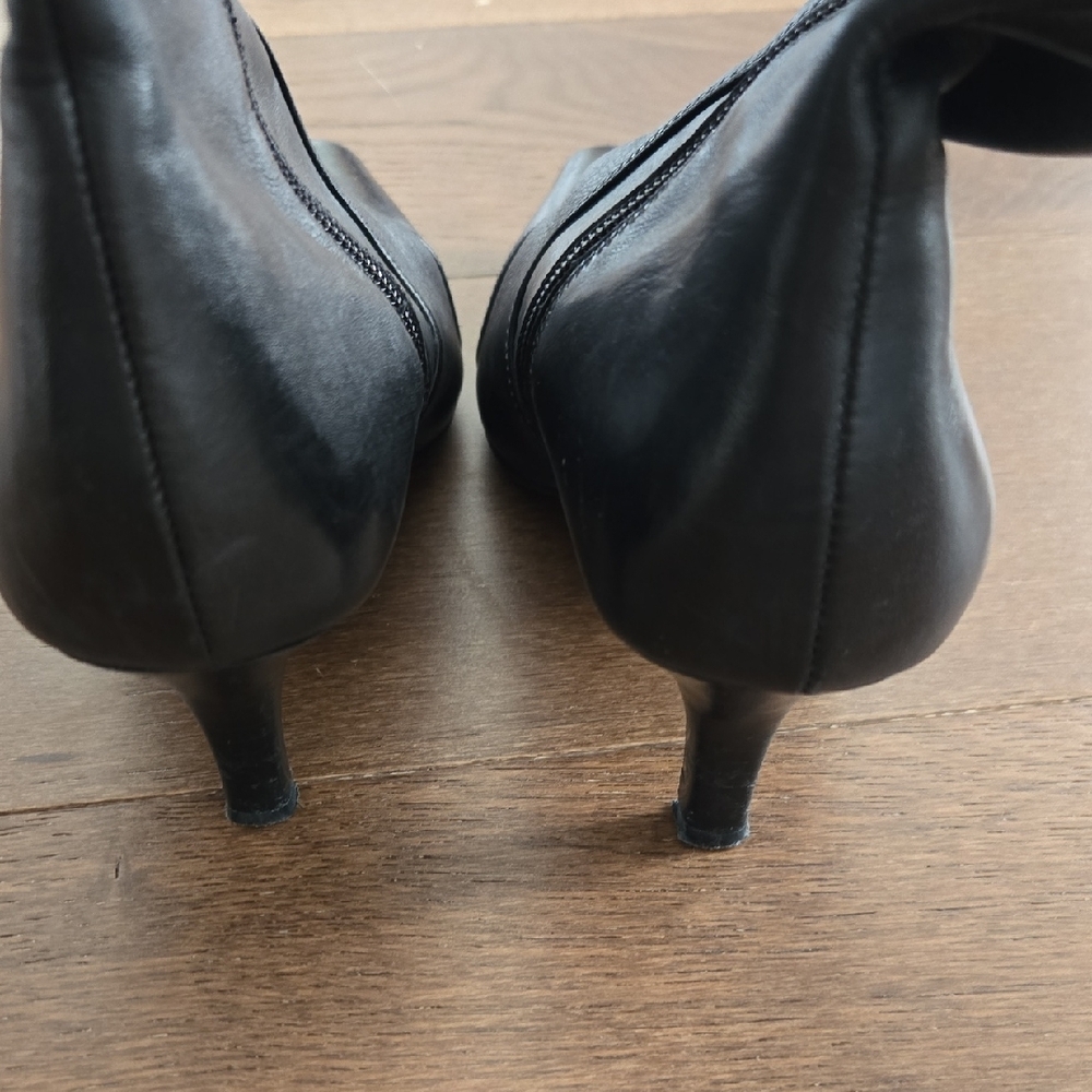 Worthington Sleek Black Ankle Booties - Picture 4 of 9